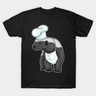 Honey badger Chef Chef hat T-Shirt